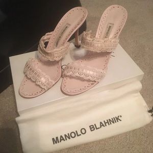 Manolo Blahnik Pink Heels